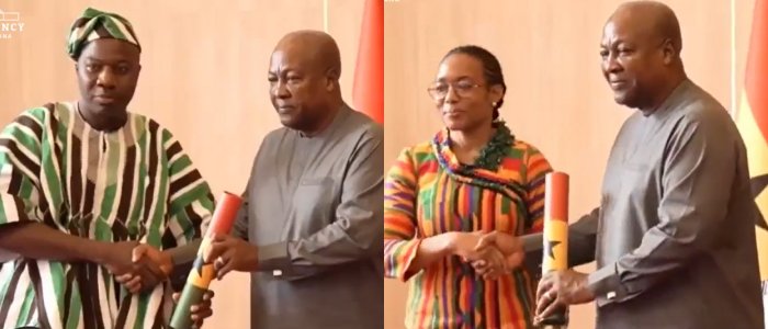 President John Dramani Mahama has sworn in Mahama Ayariga...